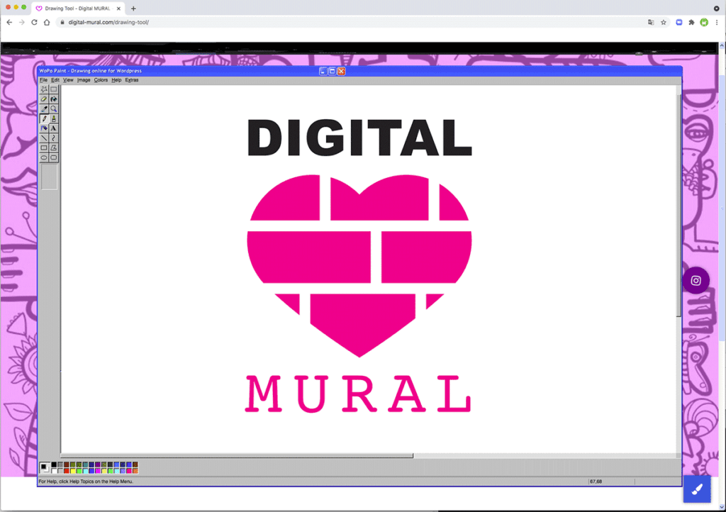 Digital Mural Online tool - Fresque digitale Outil de dessin en ligne pour Animation Brainstorming à distance fresque digitale et team building digital mural