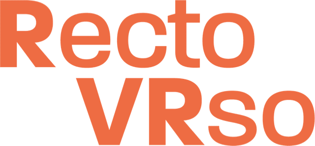 Logo du festival d'art numérique Recto_VRso Laval Virtual