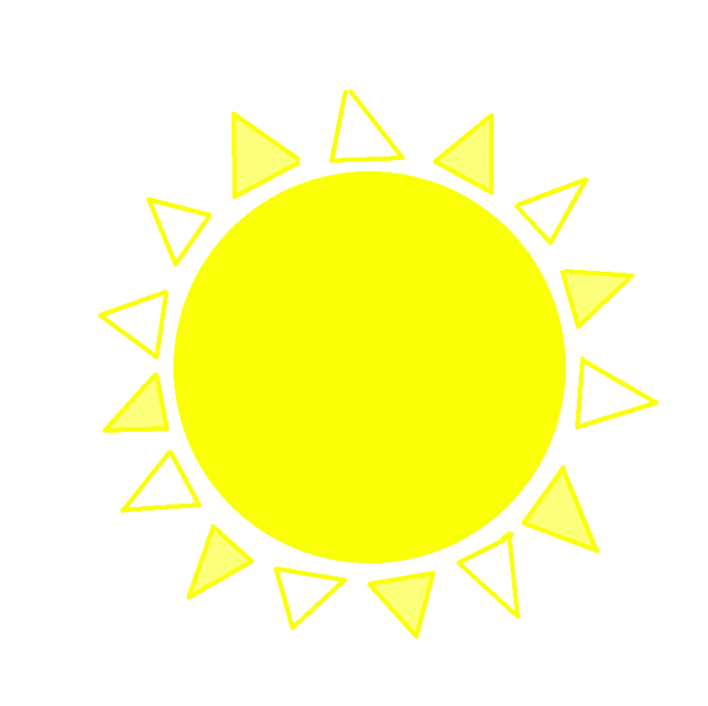 virtual sun drawing created online with digital mural app during a remote team building